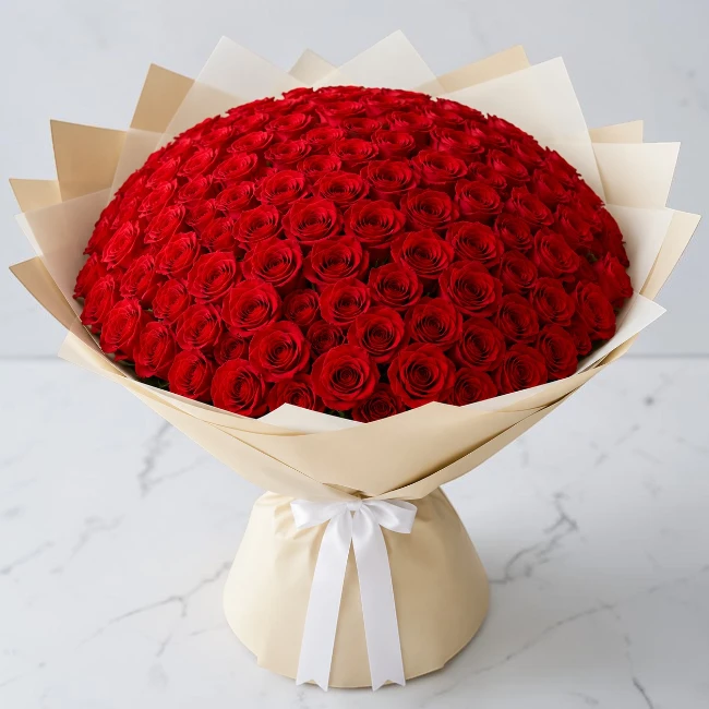101 Red Roses Bouquet