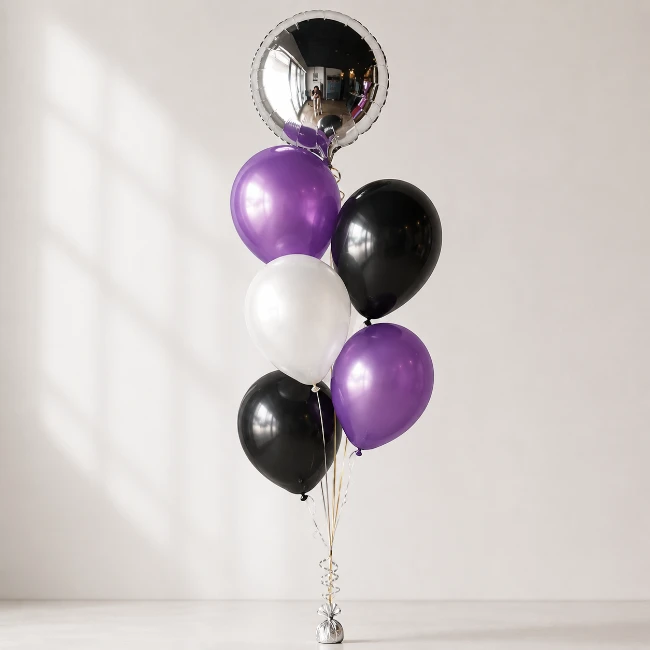 3 Color Balloon Bunch