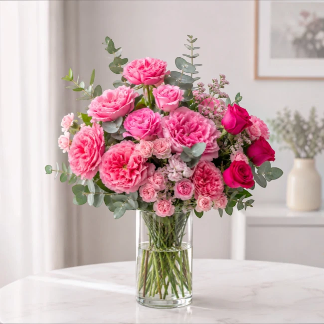 Bliss Luxurious Floral Vase
