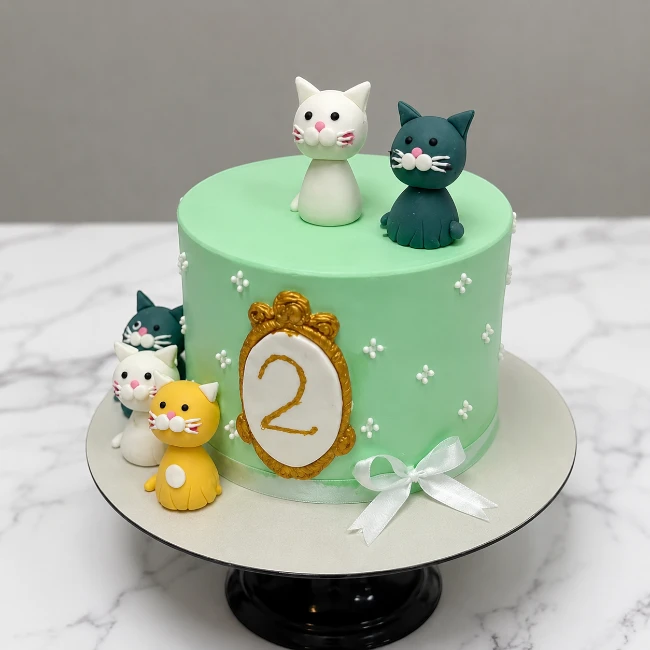 Cats Cake Design