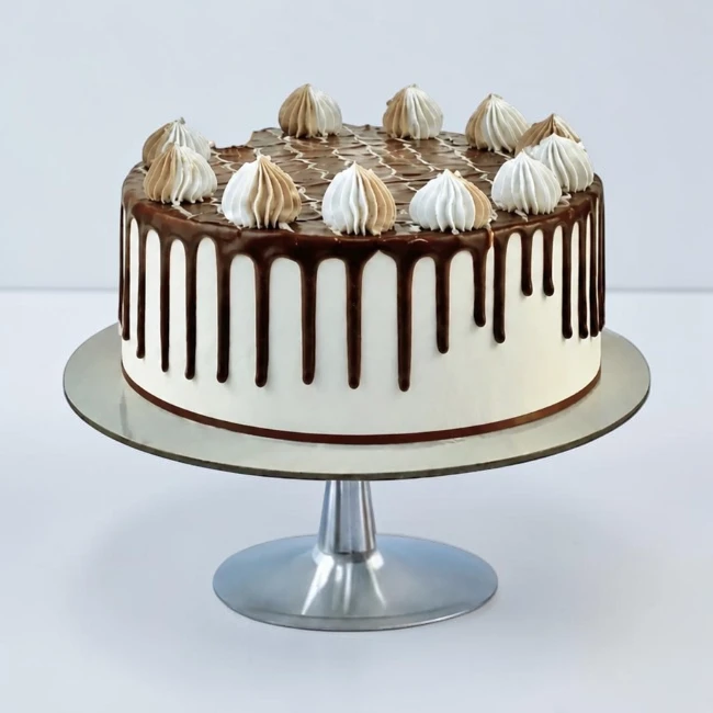 Chocolate Vanilla Cake