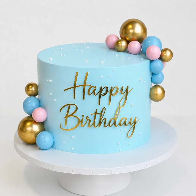 Colorful Birthday Cake