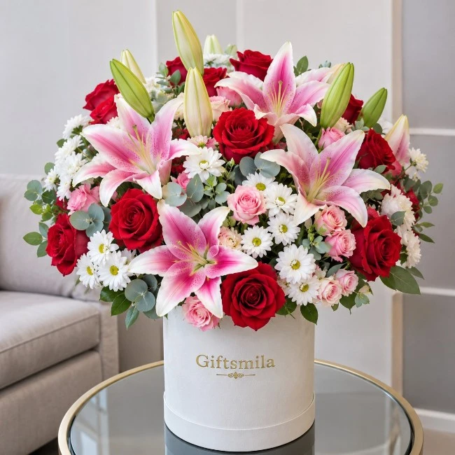 Elegant Petal Symphony Box