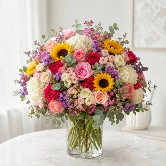 Floral Passion Vase