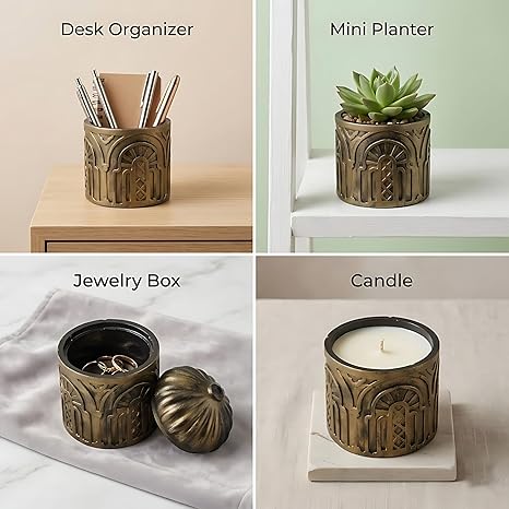 Golden Container Scented Candle