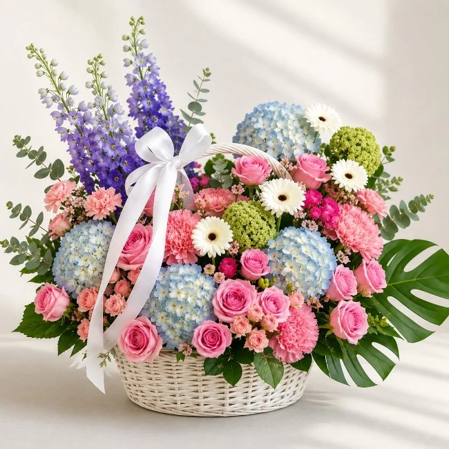 Grand Flower Basket
