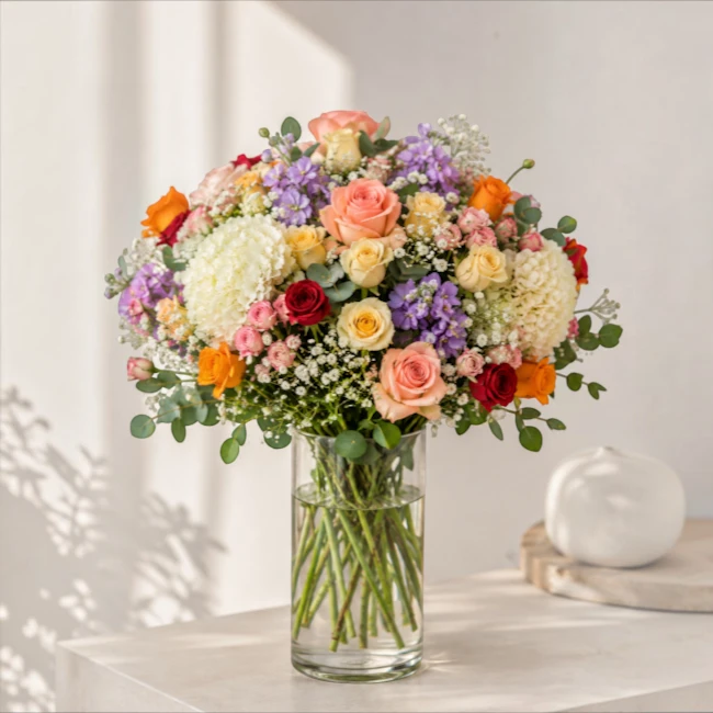 Harmony Mixed Flower Vase