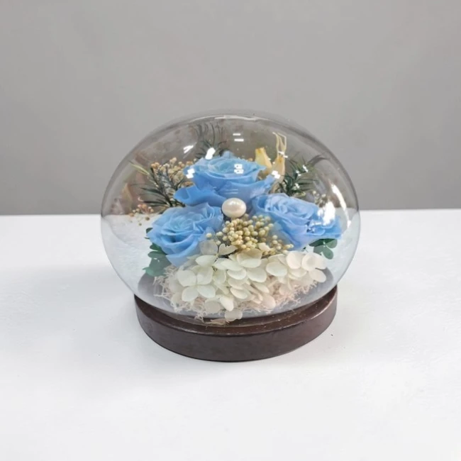 Infinity Blue Round Led