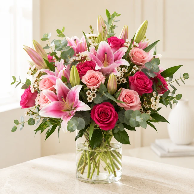 Love Floral Vase