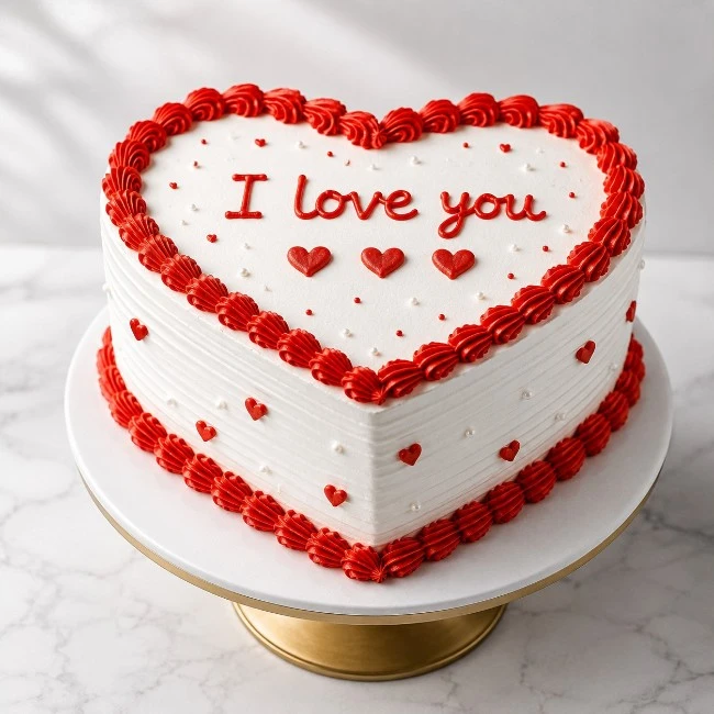 Love Heart Cake