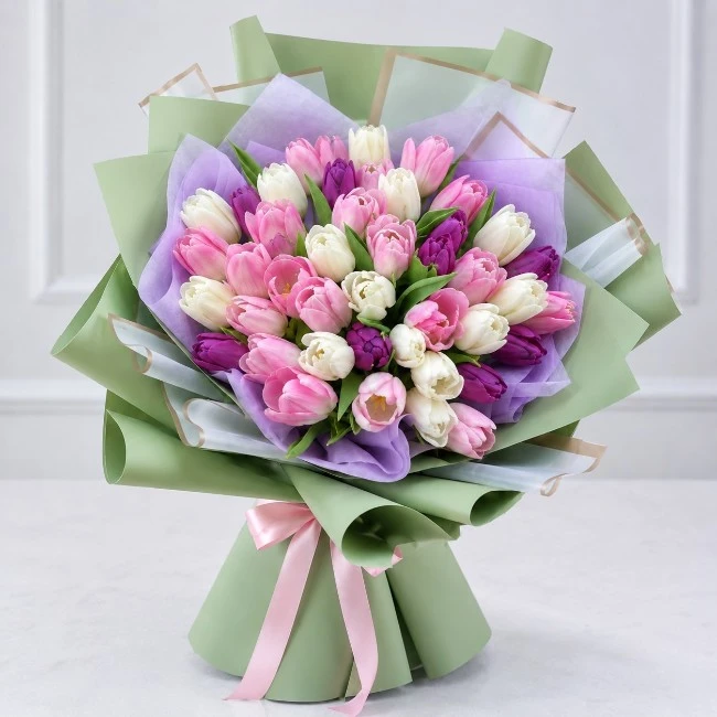 Lovely Tulips Bouquet