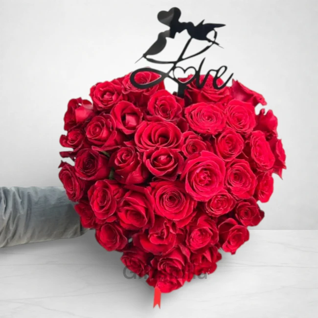 Luxury Heart Shaped Roses
