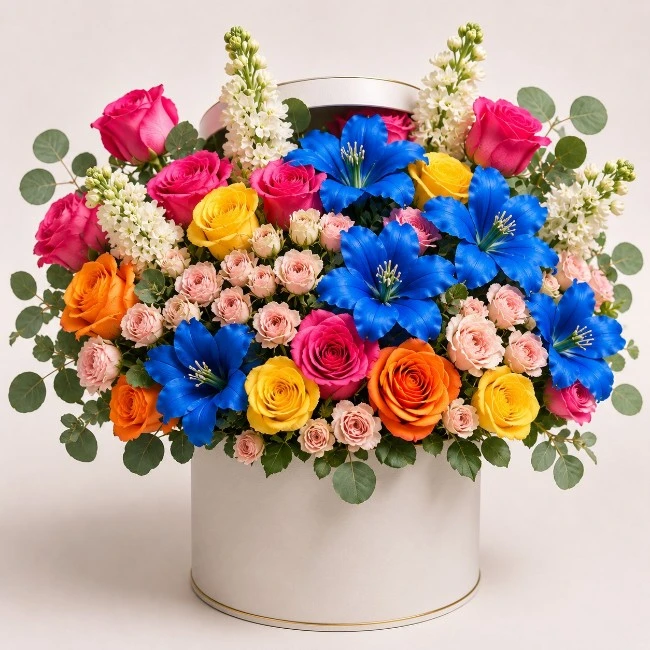 Mixed Flower Smiling Beauty