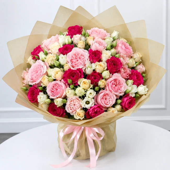 Pink Baby Roses Beautiful