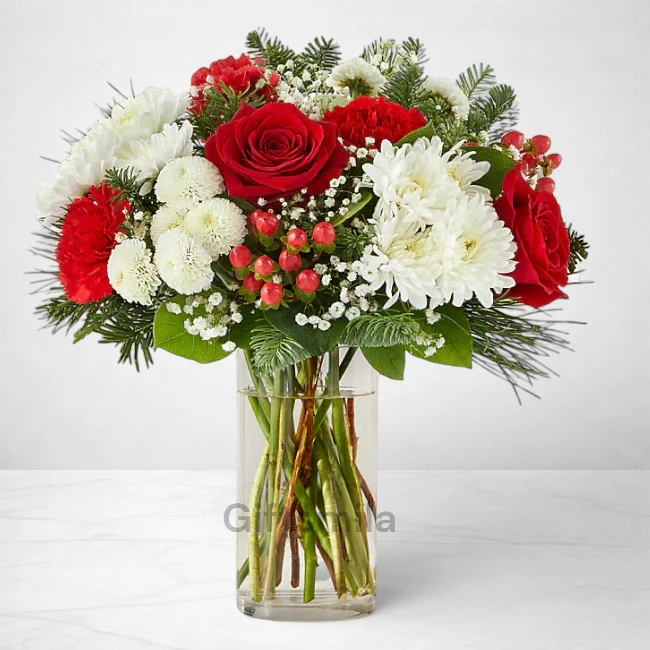 Premium Christmas Flower Vase