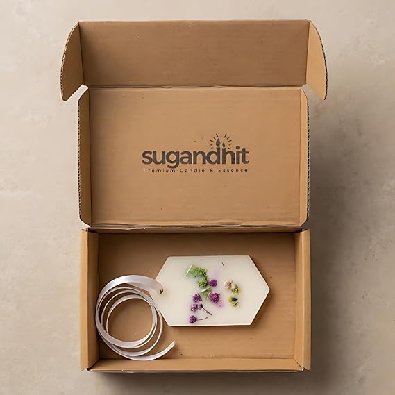 Scented Wax Sachet with Real Dried Flowers