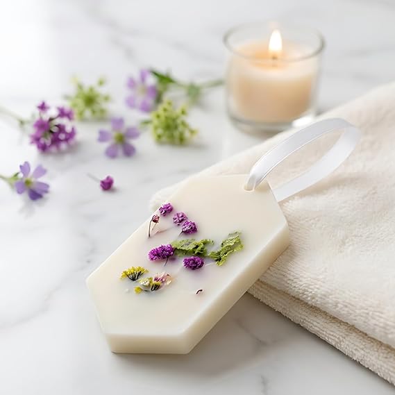 Scented Wax Sachet with Real Dried Flowers