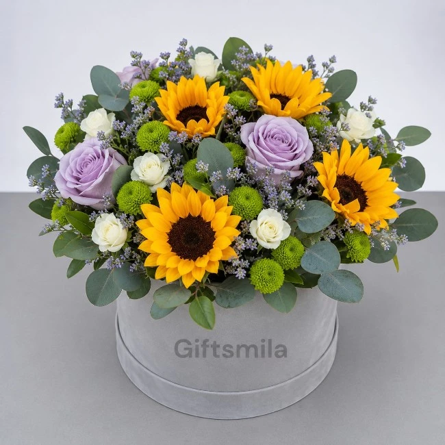 Sunflower & Roses Box