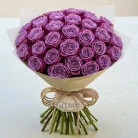 100 Purple Roses