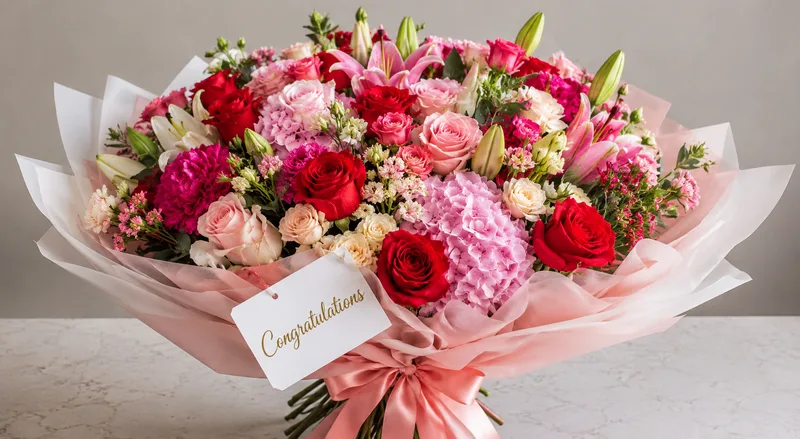 Congratulations flower