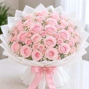 Light Pink Roses Bouquet