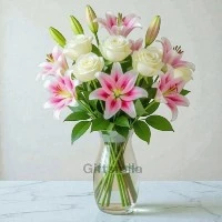 Rose & Lily Vase