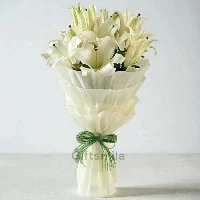 White Lily Bouquet